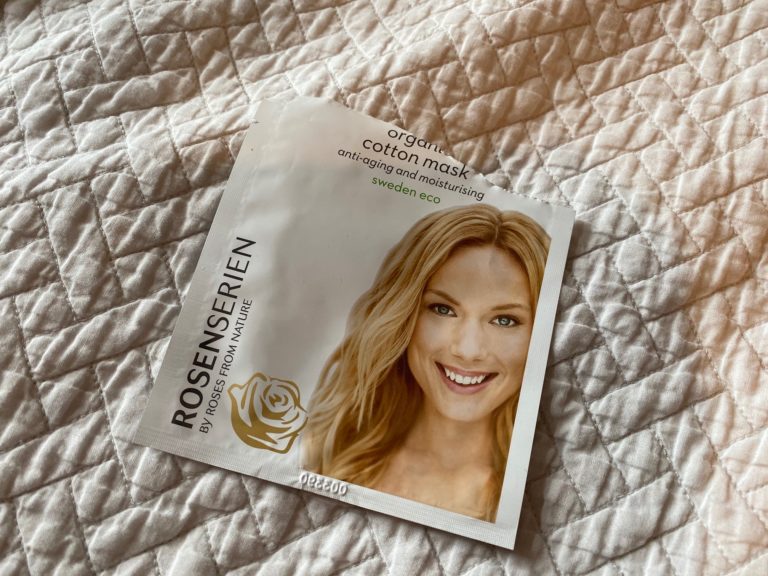 Recension Rosenserien Organic cotton Sheet mask